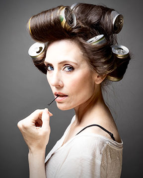 Adrienne Wilkinson Shawn Keehne curlers