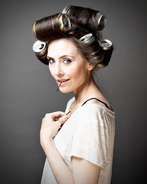 Adrienne Wilkinson Shawn Keehne curlers