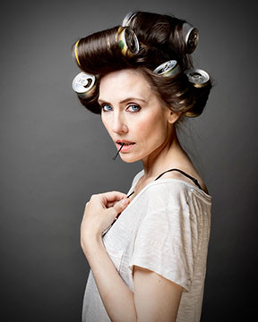 Adrienne Wilkinson Shawn Keehne curlers