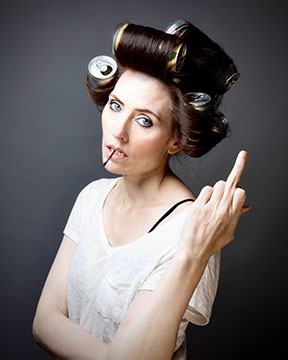 Adrienne Wilkinson Shawn Keehne curlers