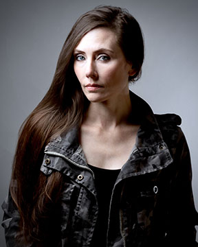 Adrienne Wilkinson Shawn Keehne dark camo jacket