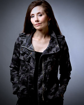 Adrienne Wilkinson Shawn Keehne dark camo jacket