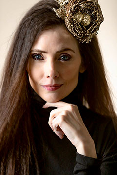 Adrienne Wilkinson Shawn Keehne gold flower