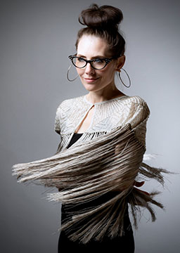 Adrienne Wilkinson Shawn Keehne shawl glasses